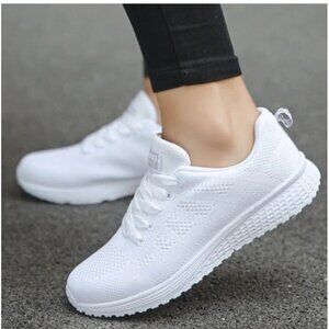 White brielle orthopedic walking shoes